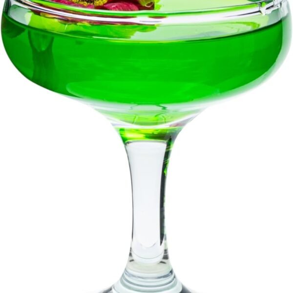 Cocktail Glasses, Set of 12  Glass, SMALL Champagne  Glasses, 5.2 Ounce Manhattan Glass For Cocktails, Classic Martini Glasses, Vintage Cocktail Cup, Sparkling Wine Saucers