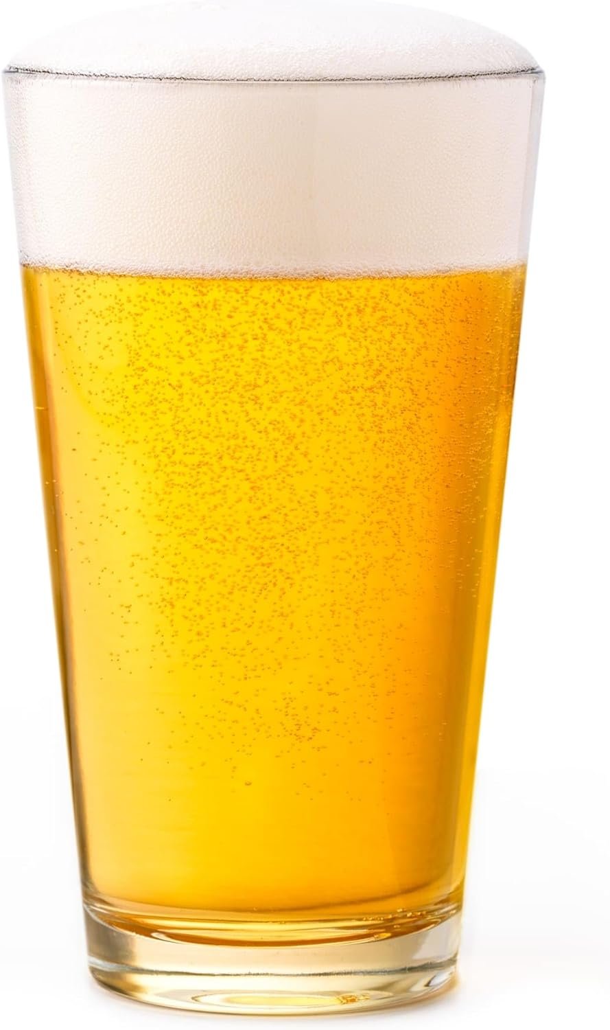 16 oz Pint Glasses Set of 12, All Purpose Heavy Duty Glasses, Glass Drinkware for Beer, Water, Soda and More